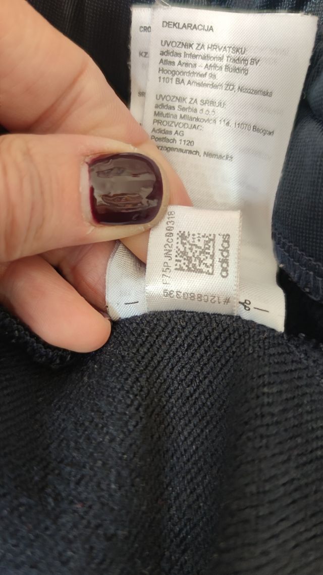 Chaqueta chándal hombre Adidas Talla S ó 36-38