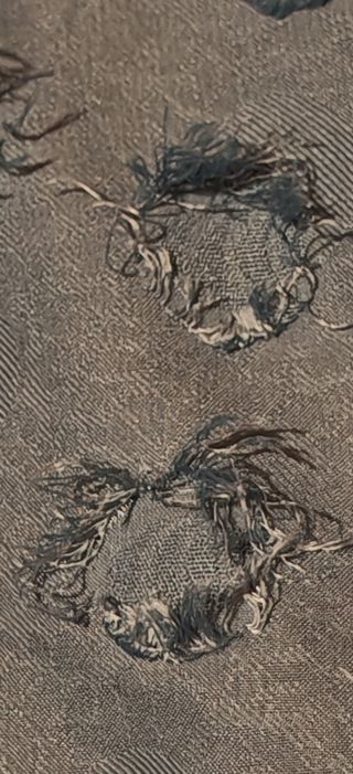 Blusa turquesa flocada talla L