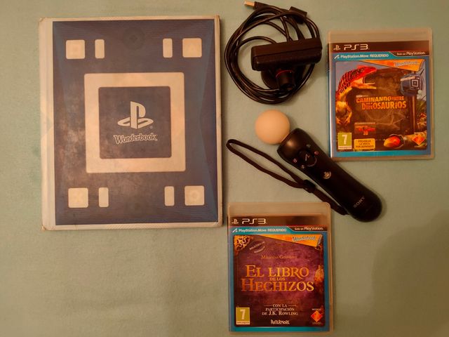 PS3 Move + 2 juegos Wonderbook