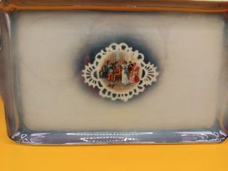 🇩🇪 Bandeja de porcelana reflejos