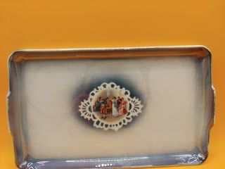 🇩🇪 Bandeja de porcelana reflejos