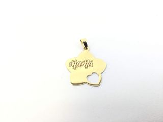 colgante oro 18k