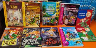 Libros de Gerónimo y Tea Stilton + juego tarjetas