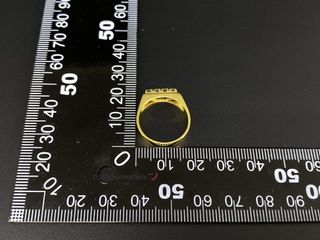 anillo oro 18k con piedra con circonita