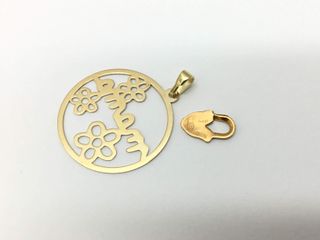 colgante oro 18k