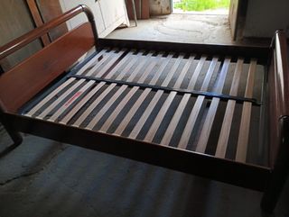 Cama Pikolin 190x145cm nogal