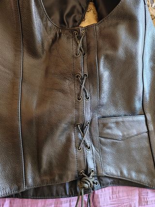Chaleco de cuero USA Leather King