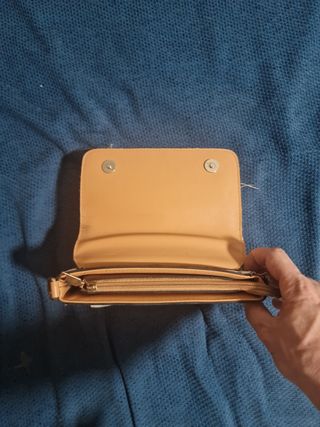 Bolso bandolera beige