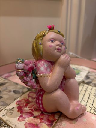 Angelitos: Rosa y Azul Artesanales