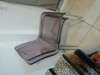 Sillas vintage transparentes