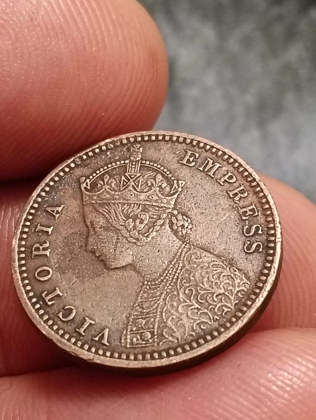 Moneda India Británica 1894