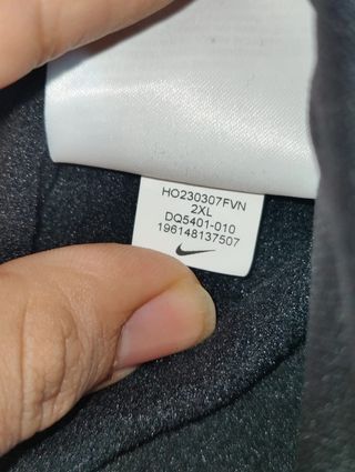 Sudadera Nike negra Therma-FIT - talla xxl