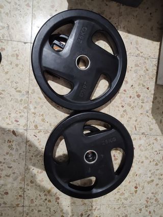 Discos peso 25kg - 2uds
Los vendo juntos