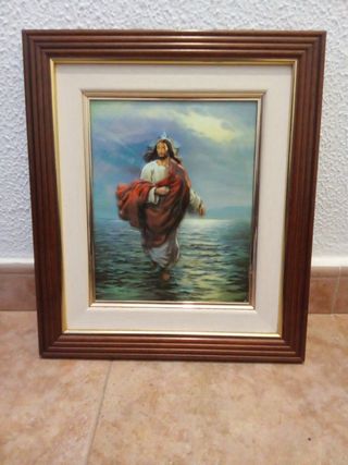 Cuadro Jesús Caminando sobre el Agua