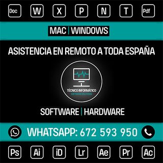 TECNICO INFORMATICO INSTALACION EN DISCO SSD O HDD