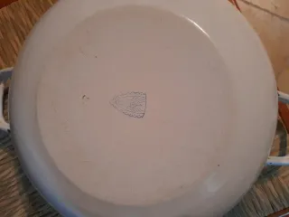 catino smaltato anni 30-50