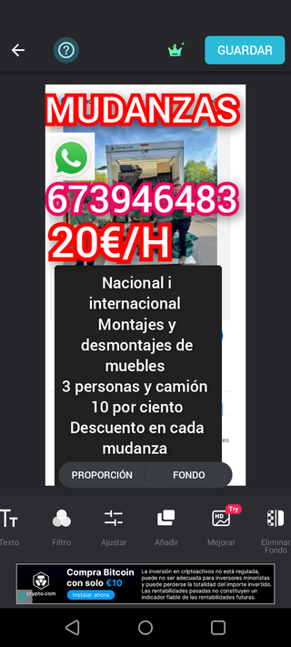 mudanzas Y mudanzas