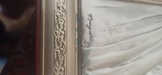 Quadro argento Padre Pio