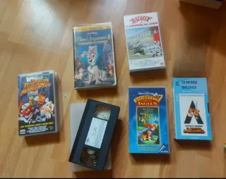 VHS infantiles y clásicos