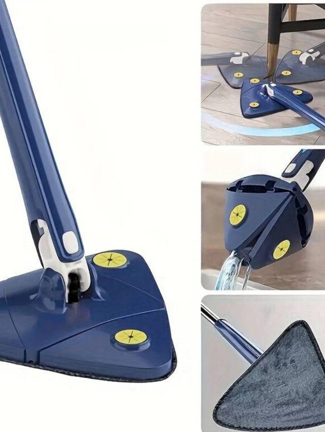 Mopa triangular giratoria