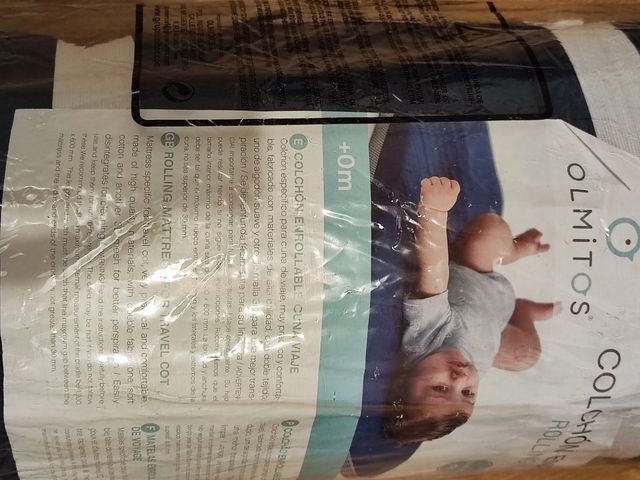 Colchon cuna viaje enrollable OLMITOS