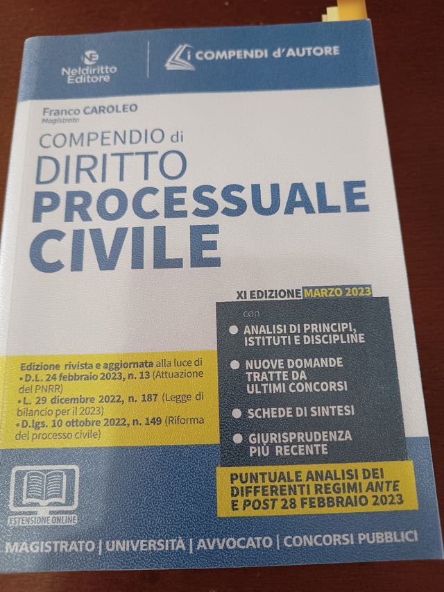 Compendio di Diritto processuale civile