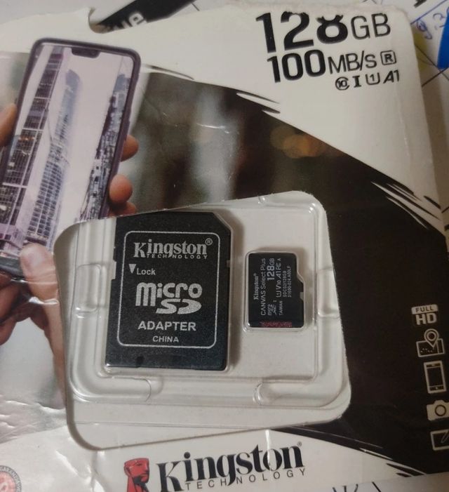 Micro SD Kingston 128GB 100MB/s