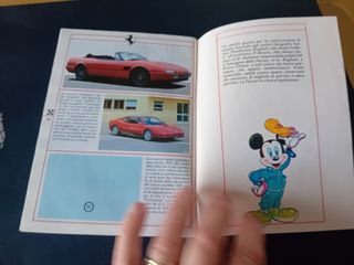 Ferrari e Topolino. Album di figurine