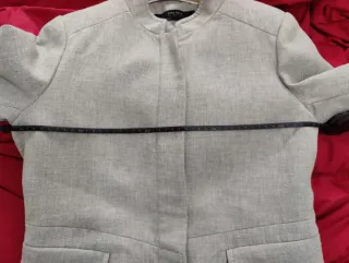 Abrigo Zara gris - Talla M