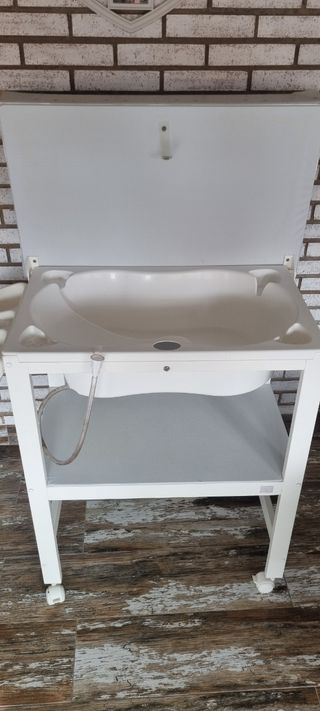 Mueble cambiador bebé c/bañera