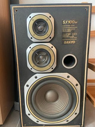 Altavoces Sanyo SX100AV con minucadena 