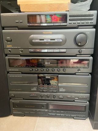 Altavoces Sanyo SX100AV con minucadena 