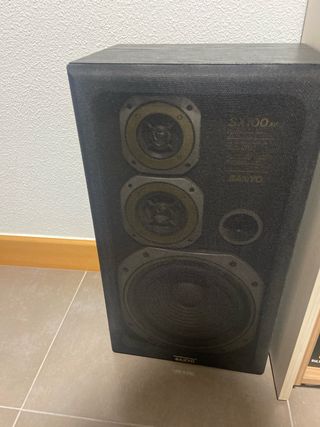 Altavoces Sanyo SX100AV con minucadena 