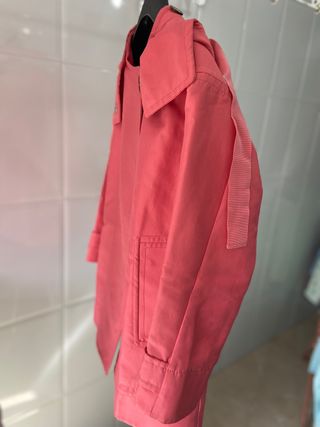 Gabardina Bimba & Lola rosa talla S