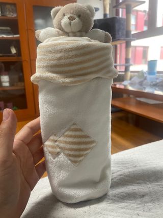 Porta biberones con oso - Bebé