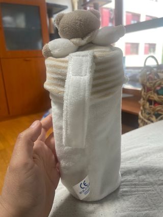 Porta biberones con oso - Bebé