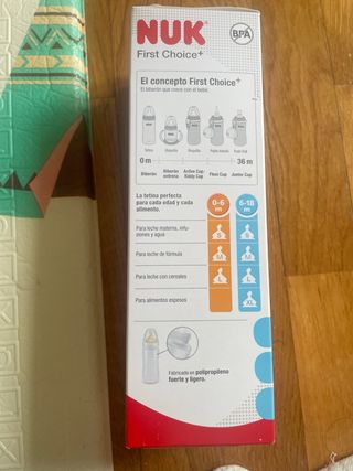 Biberón NUK First Choice+ 6-18m