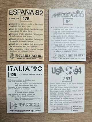 Cromos Maradona. Argentina. Mundial 82 86 90 94