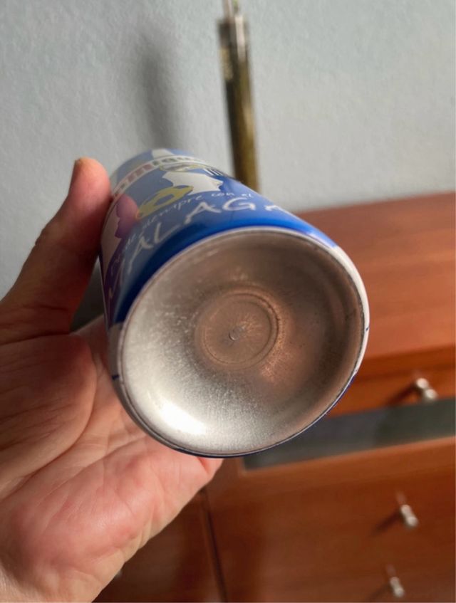 Botella coleccion Malaga C.F NO APTO PARA CONSUMO