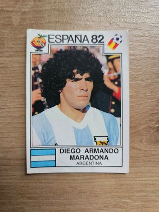 Cromo Maradona. Argentina. Mundial 1982. #176