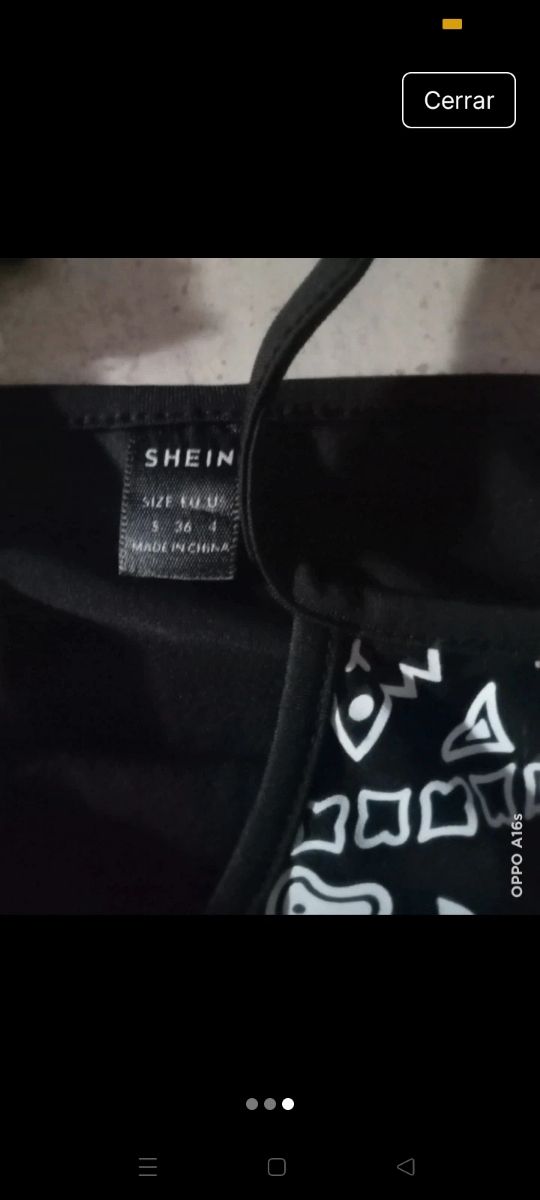 Lote 2 tops chica Shein