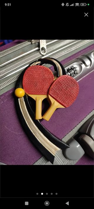 Trofeos palas ping pong 10cm