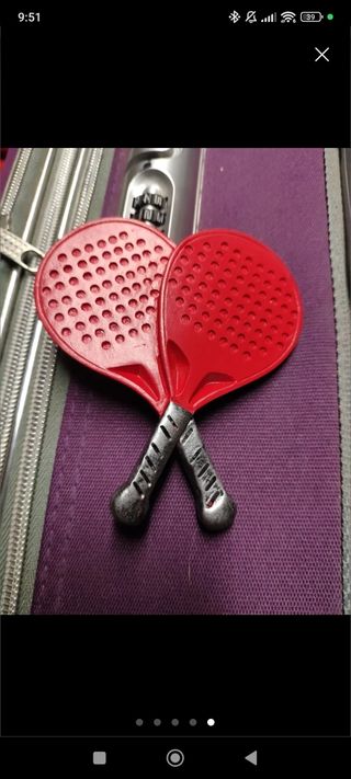Trofeos palas ping pong 10cm