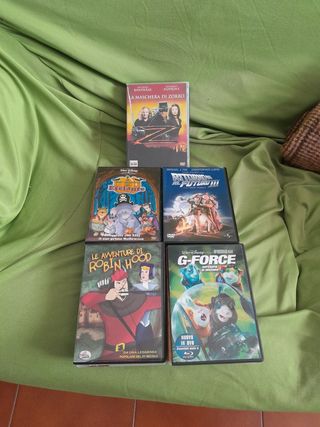 5 DVD: Zorro, Ritorno al Futuro, altri