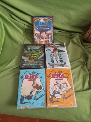 DVD Ratatouille, Tartarughe Ninja, Power Rangers,