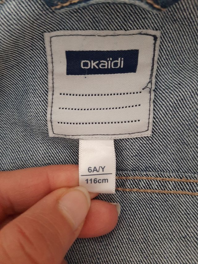 Giacca jeans bimba okaidi 