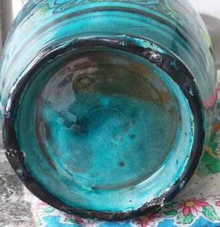 JARRON ARTESANAL MARROQUÍ+REGALO CAJITA MADERA