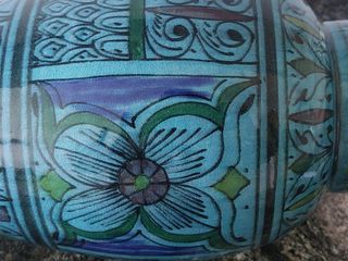 JARRON ARTESANAL MARROQUÍ+REGALO CAJITA MADERA