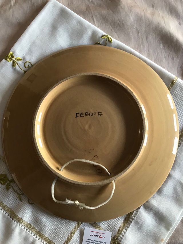 Piatto Ceramica Deruta Dipinto a Mano