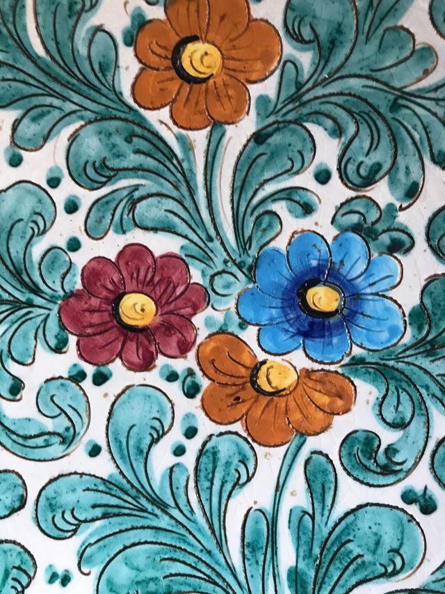 Piatto Ceramica Deruta Dipinto a Mano